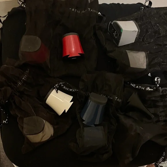 Tanya Heath Black interchangeable heels - Picture 2 of 7